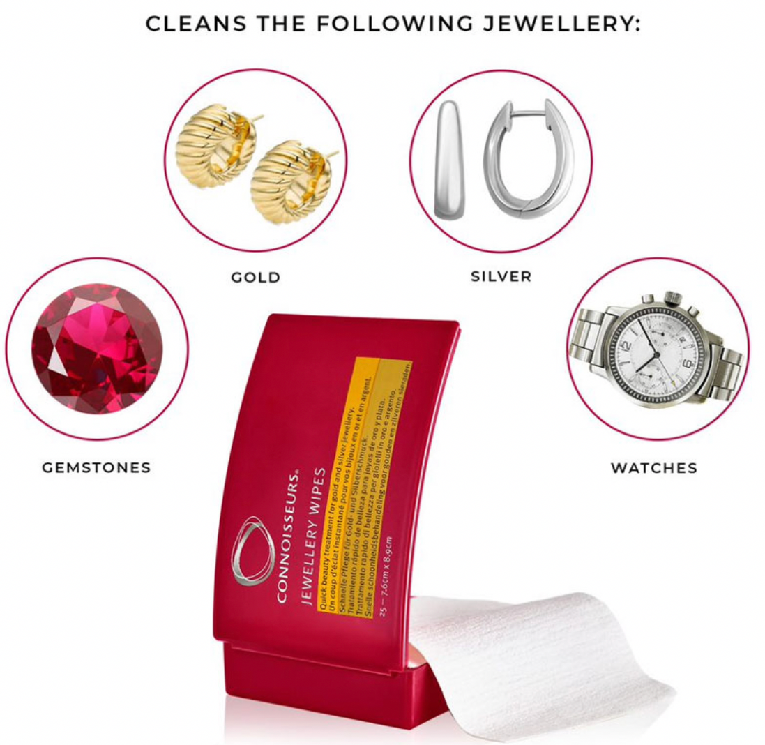 Connoisseurs Gold & Silver Jewellery Wipes